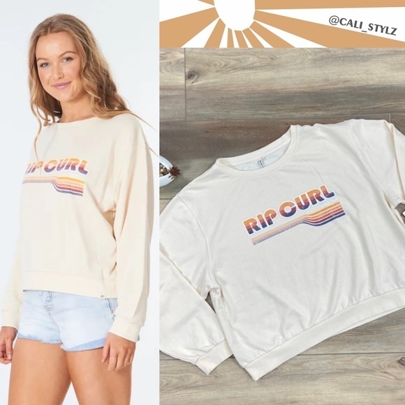 🔶🔸RIP CURL GOLDEN DAYS SWEATSHIRT 🔸🔶 - Picture 1 of 10